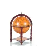 NG023 Red Globe 13 inches with chess holder with 4 legs stand 